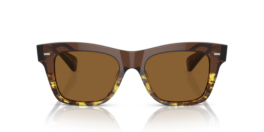 Oliver Peoples Ms. Oliver avec une monture Expresso/382 dégradé et des verres Brun - L'image 2