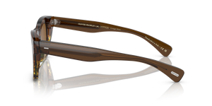 Oliver Peoples Ms. Oliver avec une monture Expresso/382 dégradé et des verres Brun - L'image 4