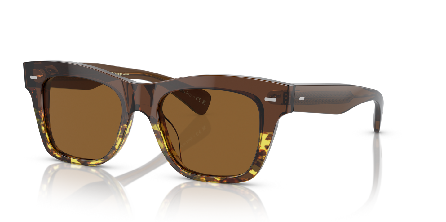Oliver Peoples Ms. Oliver con montatura Espresso/382 sfumato e lenti  Marrone - Immagine Placchette