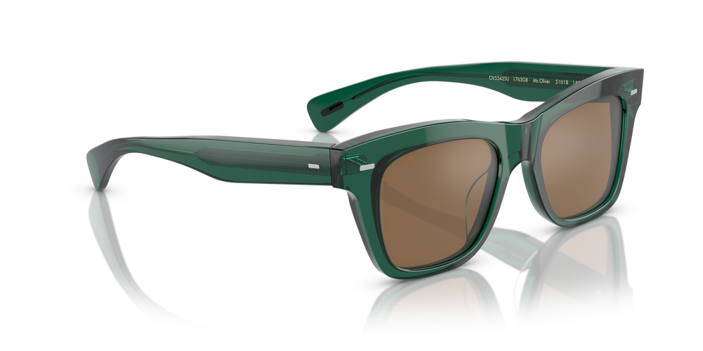 Oliver Peoples Ms. Oliver with Translucent Dark Teal frame and Brown lenses - image 3