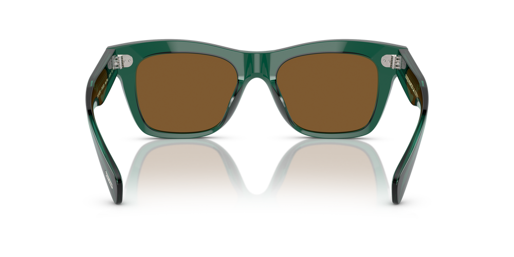 Oliver Peoples Ms. Oliver con montatura Translucent Dark Teal e lenti  Marrone - L'immagine 5