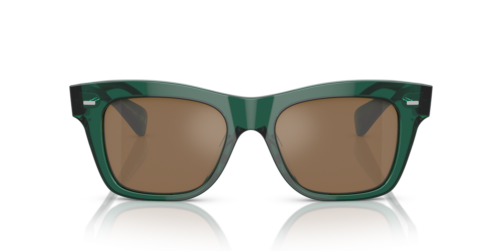 Oliver Peoples Ms. Oliver with Translucent Dark Teal frame and Brown lenses - image 2