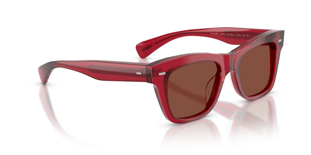 Oliver Peoples Ms. Oliver with Translucent Rust frame and Red lenses - image 3