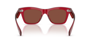 Oliver Peoples Ms. Oliver with Translucent Rust frame and Red lenses - image 5
