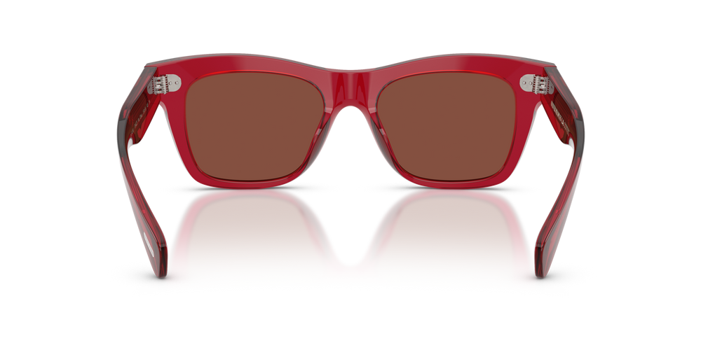 Oliver Peoples Ms. Oliver with Translucent Rust frame and Red lenses - image 5