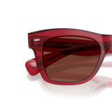 Oliver Peoples Ms. Oliver with Translucent Rust frame and Red lenses - Variant