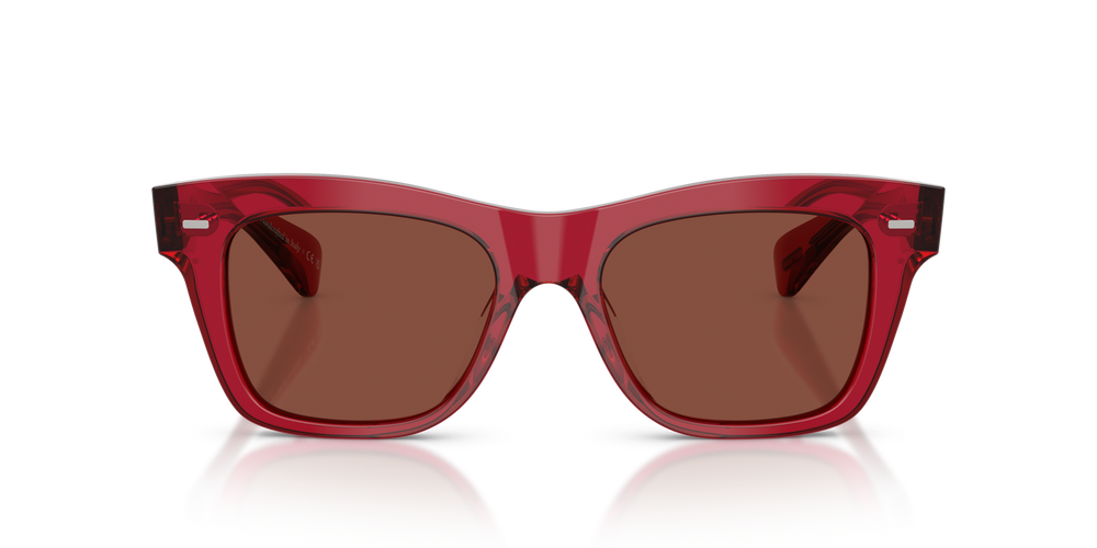 Oliver Peoples Ms. Oliver with Translucent Rust frame and Red lenses - image 2