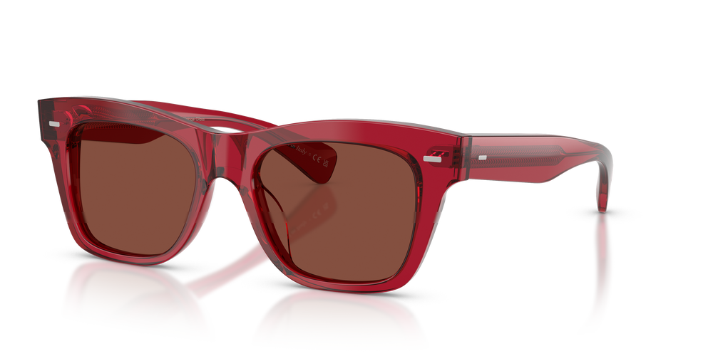 Oliver Peoples Ms. Oliver with Translucent Rust frame and Red lenses - Image 2