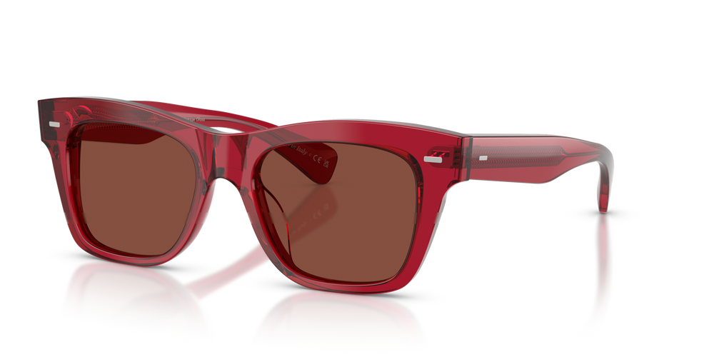 Oliver Peoples Ms. Oliver with Translucent Rust frame and Red lenses - image 2