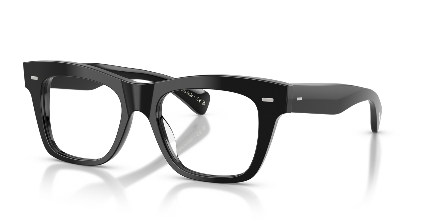 Oliver Peoples Ms. Oliver-R con montatura Nero - Immagine Placchette