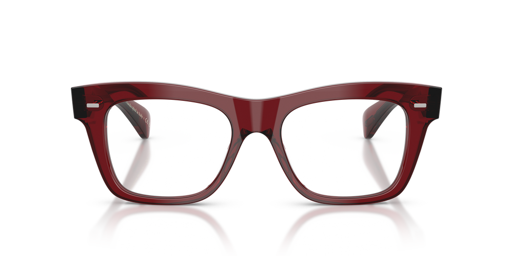 Oliver Peoples Ms. Oliver-R mit Burgunder Gestell - Das Bild 2