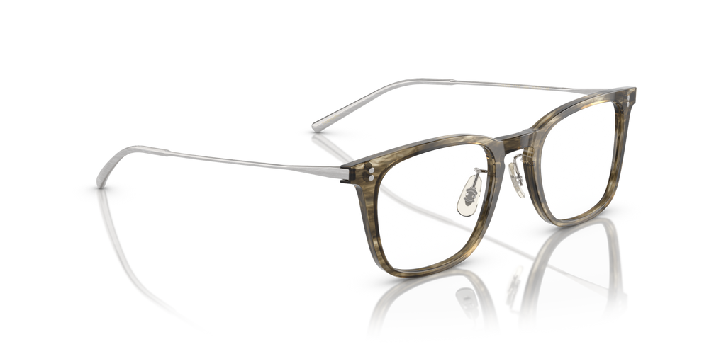 Oliver Peoples Loftin の ソフトオリーブバーク フレーム - 画像 3