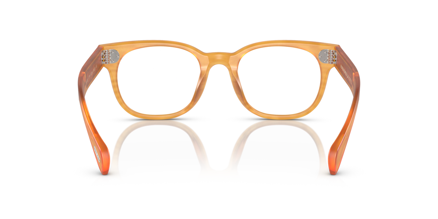Oliver Peoples Afton with Semi-Matte Goldwood frame - Image Nosepads