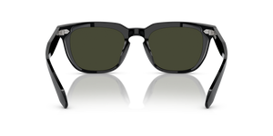 Oliver Peoples N.06 Sun con montura Negro y lentes Verde - El 5