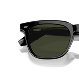 Sie Oliver Peoples N.06 Sun mit Schwarz Gestell und Grün Gläsern - Variant