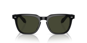 Sie Oliver Peoples N.06 Sun mit Schwarz Gestell und Grün Gläsern - Bild 2