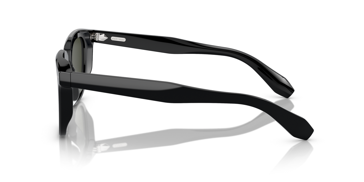 Oliver Peoples N.06 Sun with Black frame and Green lenses - Image Hinge