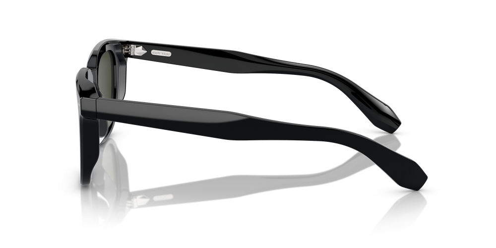 Oliver Peoples N.06 Sun con montura Negro y lentes Verde - El 4