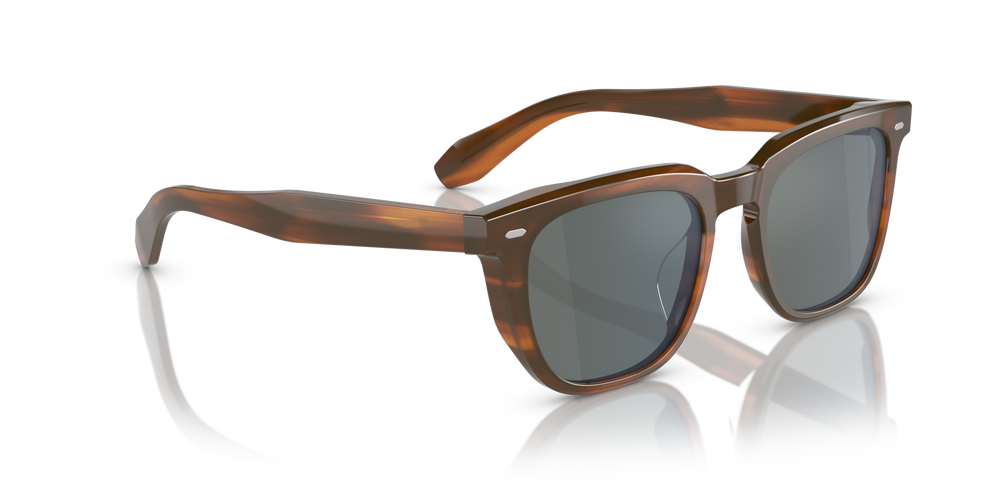Oliver Peoples N.06 Sun con montura Sicomoro y lentes Azul - imagen 3
