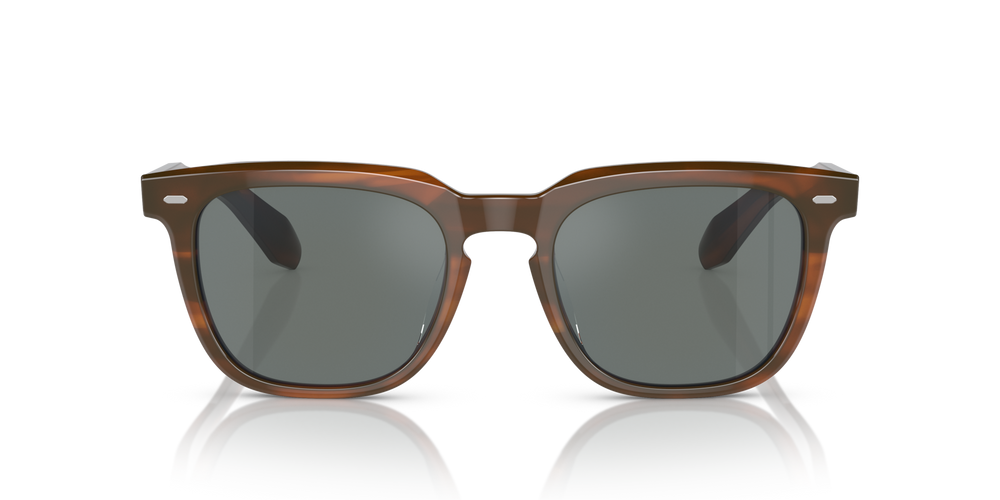 Oliver Peoples N.06 Sun con montura Sicomoro y lentes Azul - imagen 2