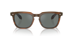 Oliver Peoples N.06 Sun con montura Sicomoro y lentes Azul - imagen 2