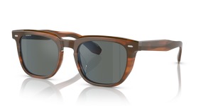 Oliver Peoples N.06 Sun con montura Sicomoro y lentes Azul - imagen 1