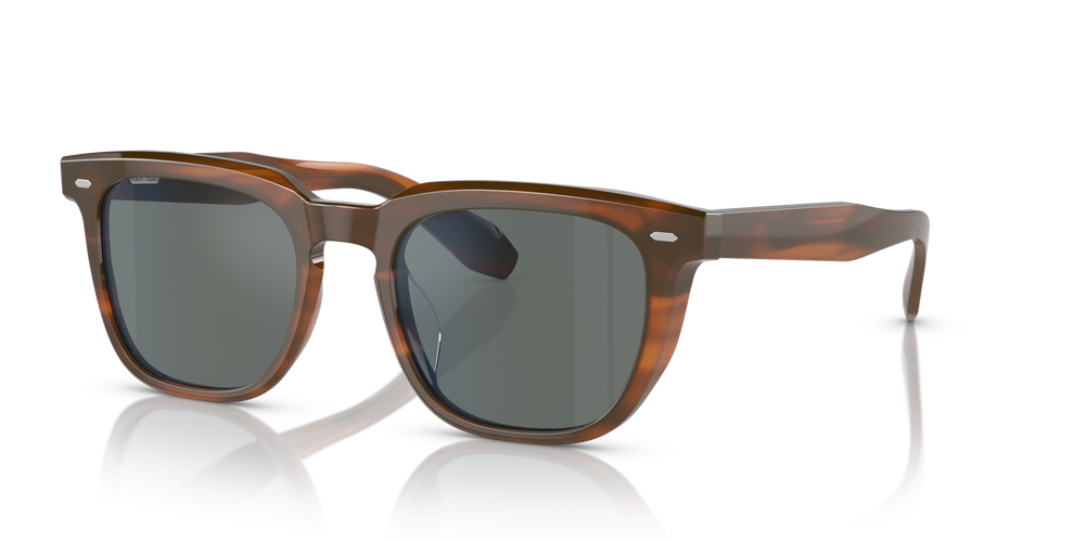Oliver Peoples N.06 Sun with Sycamore frame and Blue lenses - image 3