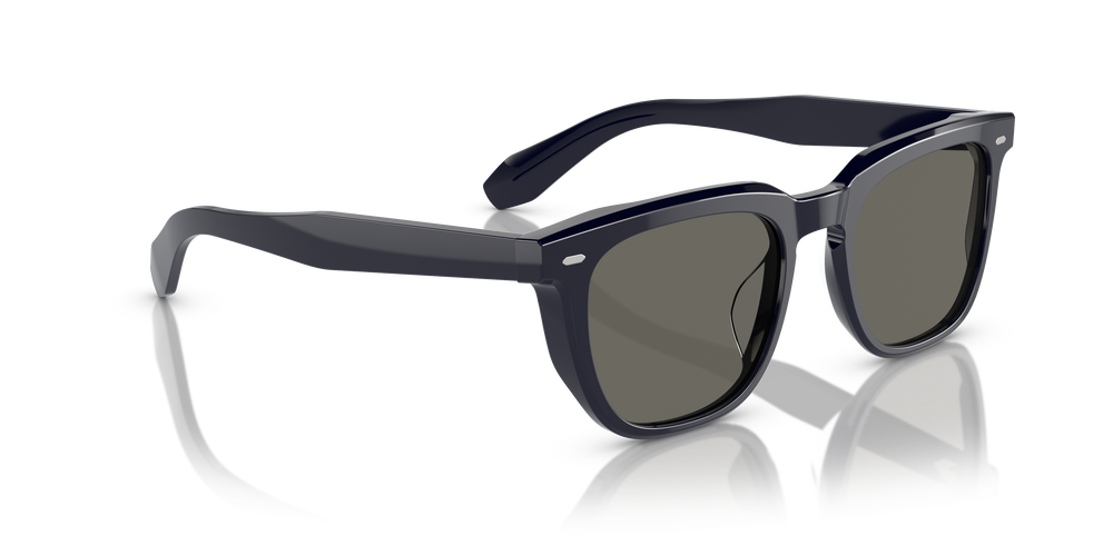 Oliver Peoples N.06 Sun con montura Habana índigo y lentes Gris - El 3