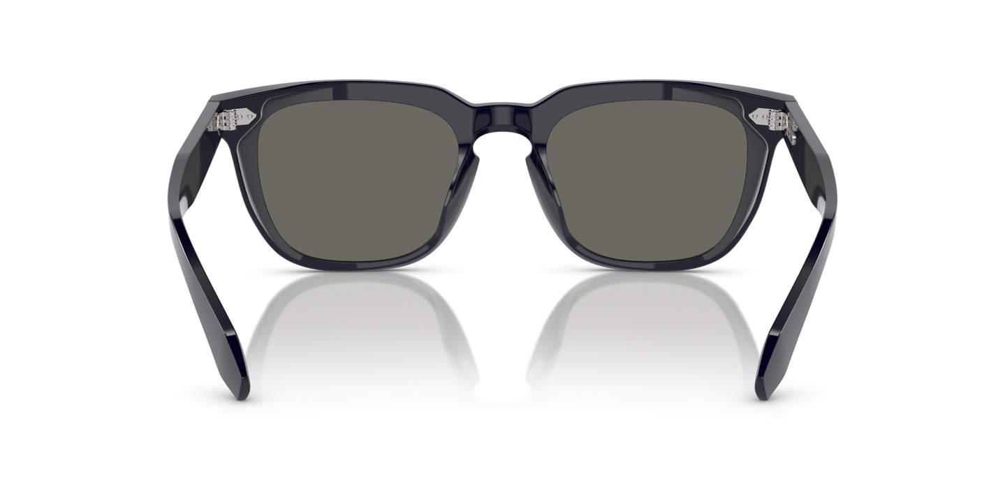 Oliver Peoples N.06 Sun with Hanada Indigo frame and Grey lenses - Image Nosepads