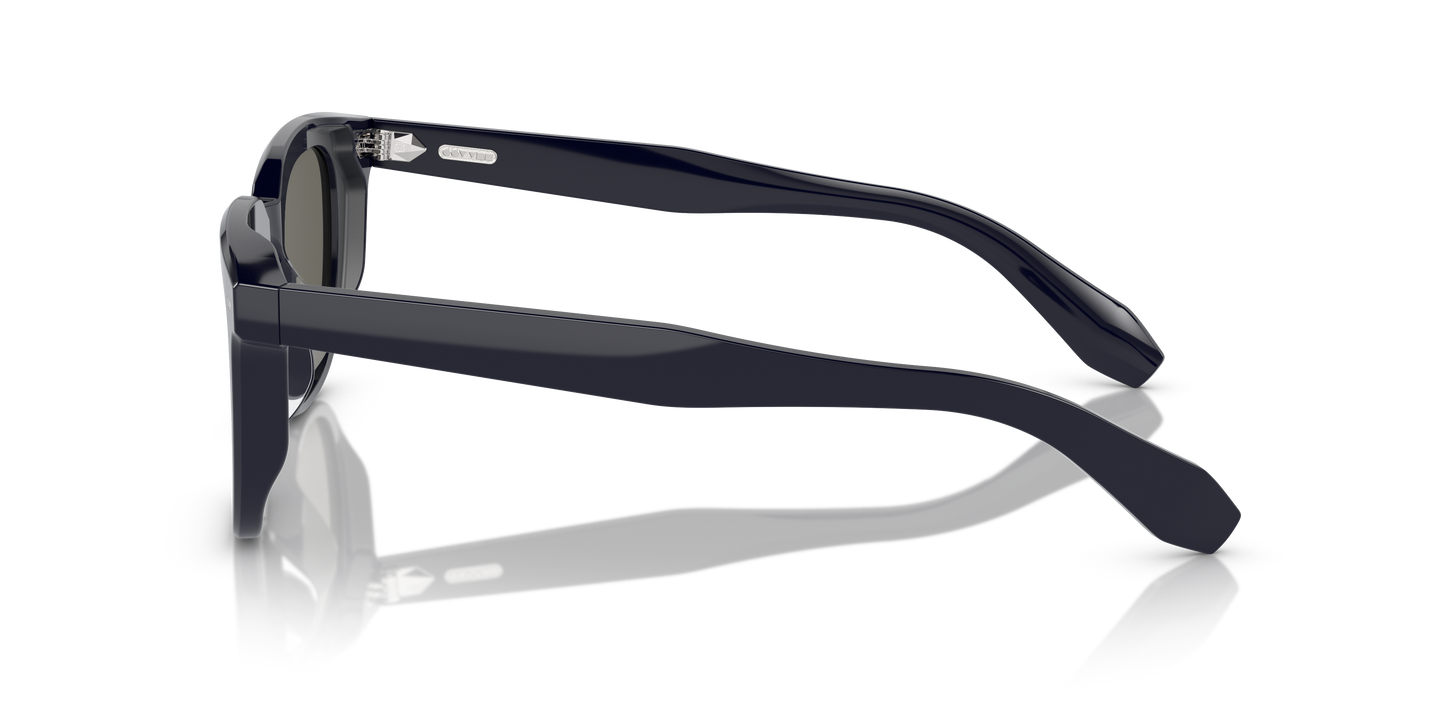 Oliver Peoples N.06 Sun with Hanada Indigo frame and Grey lenses - Image Hinge