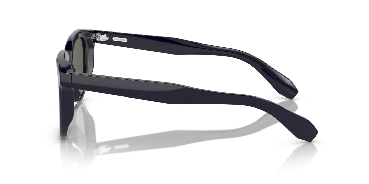 Oliver Peoples N.06 Sun with Hanada Indigo frame and Grey lenses - Image Hinge