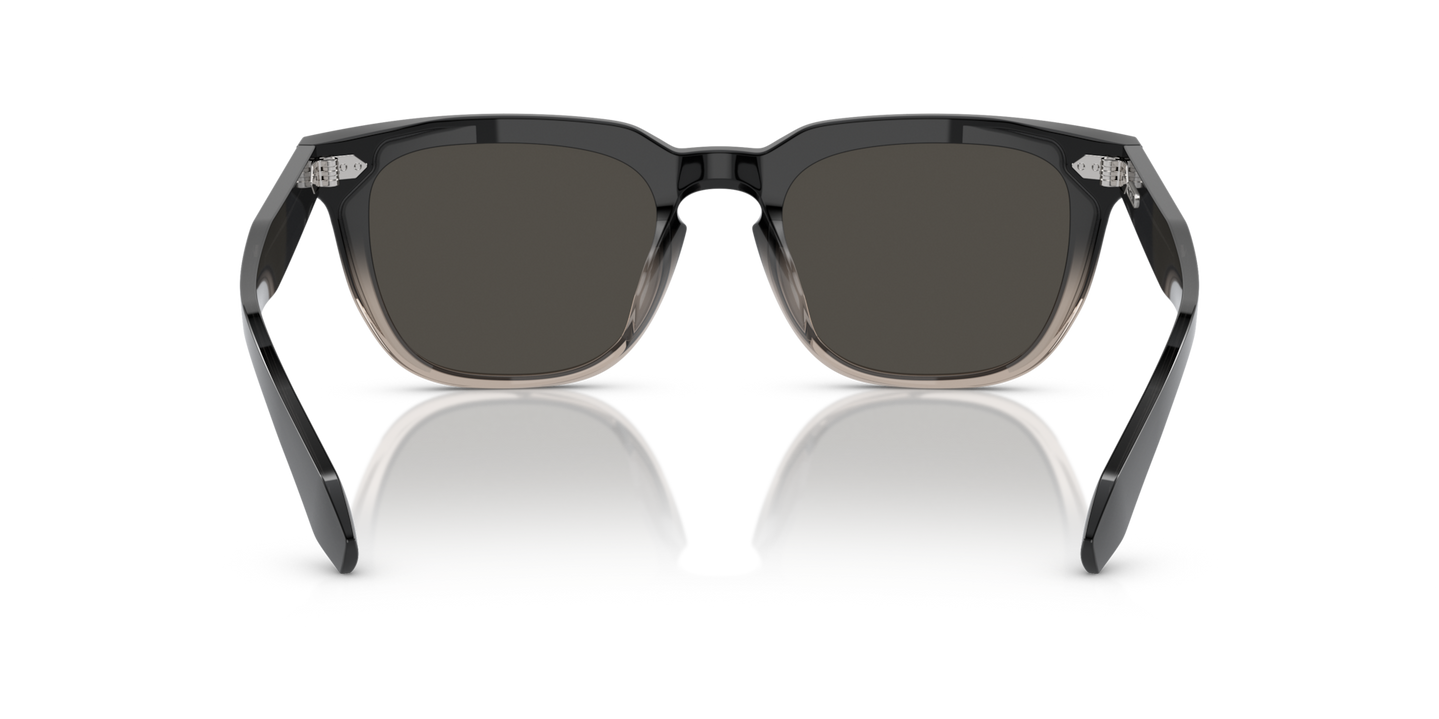 Oliver Peoples N.06 Sun with Ink Gradient frame and Grey lenses - Image Nosepads