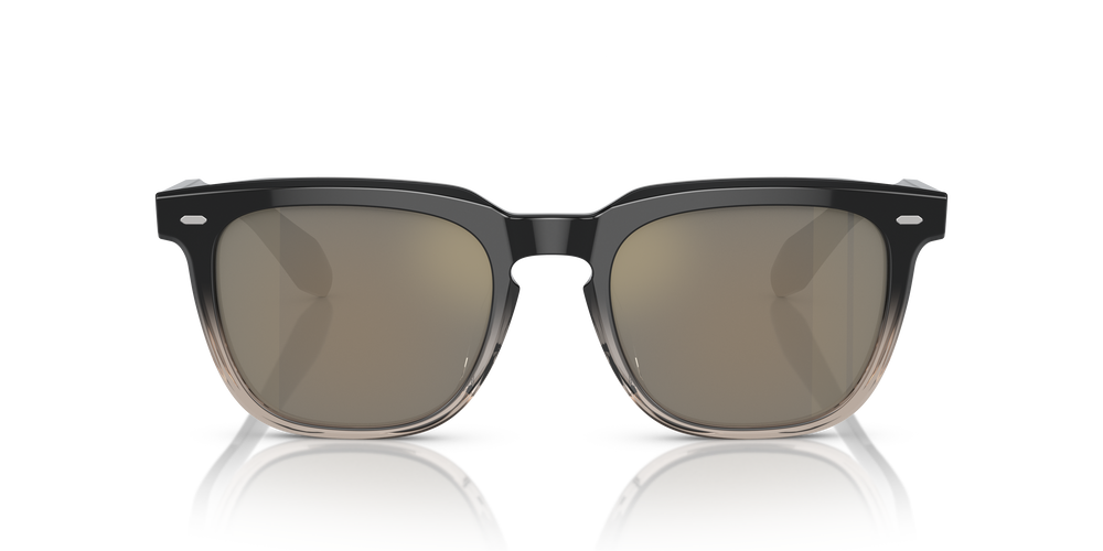 Sie Oliver Peoples N.06 Sun mit Ink Farbverlauf Gestell und Grau Gläsern - Das Bild 2