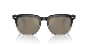 Sie Oliver Peoples N.06 Sun mit Ink Farbverlauf Gestell und Grau Gläsern - Das Bild 2