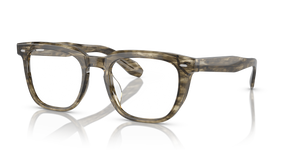 Oliver Peoples N.06 con montatura Bark verde oliva tenue - L'immagine 1