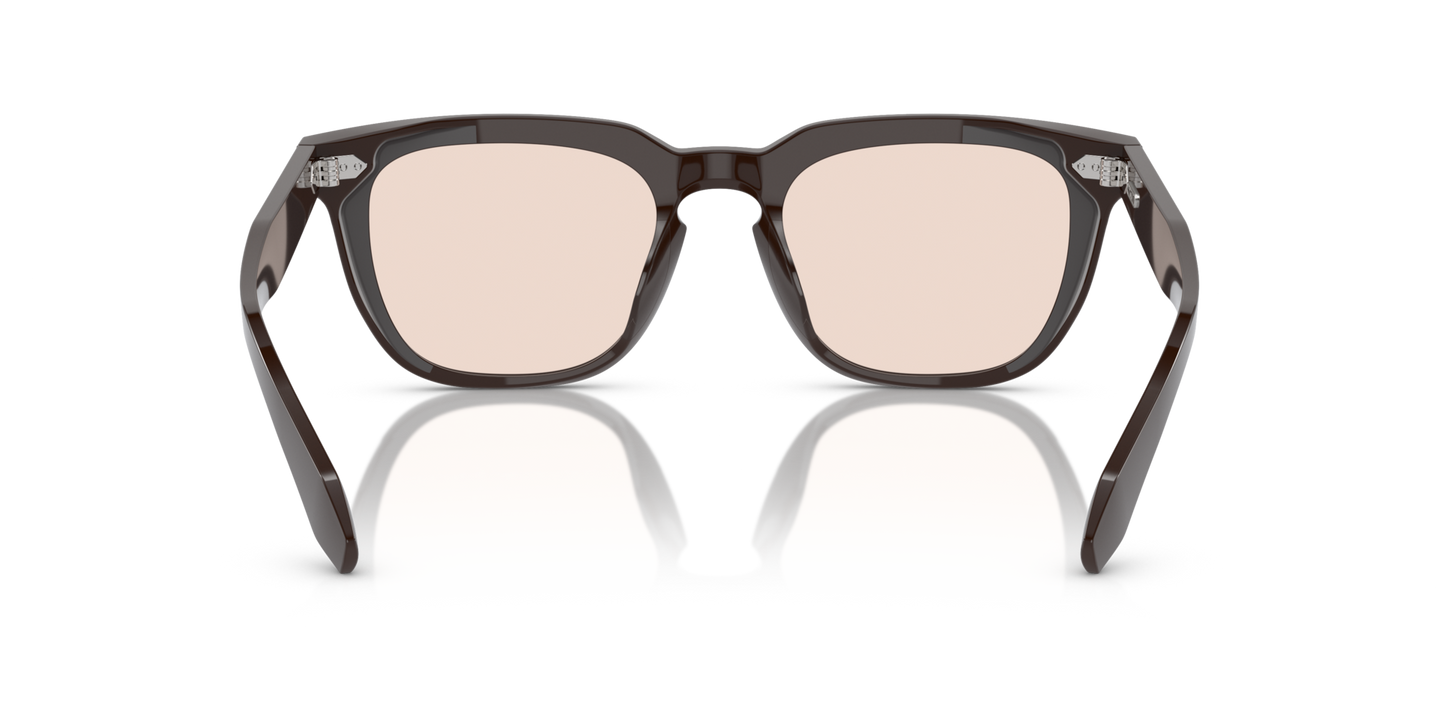 Oliver Peoples N.06 with Kuri Brown frame - Image Nosepads