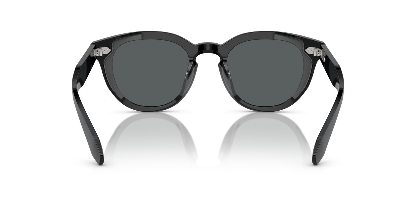 Oliver Peoples N.05 Sun con montatura Nero e lenti  Grigio - Immagine Naselli