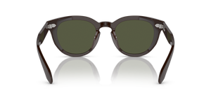 Oliver Peoples N.05 Sun con montatura Marrone Kuri e lenti  Verde - L'immagine 5