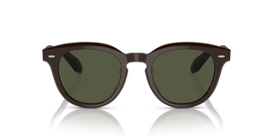 Oliver Peoples N.05 Sun con montatura Marrone Kuri e lenti  Verde - L'immagine 2