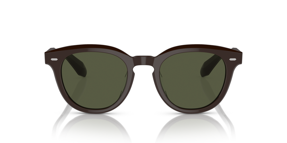 Oliver Peoples N.05 Sun with Kuri Brown frame and Green lenses - image 2