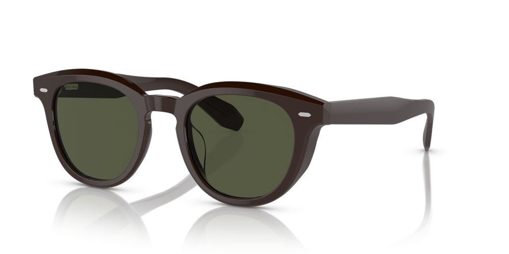 Oliver Peoples N.05 Sun with Kuri Brown frame and Green lenses - image 2