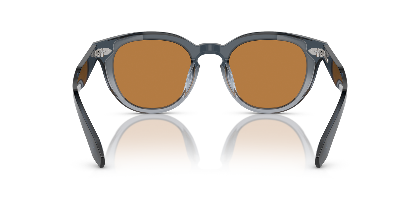 Oliver Peoples N.05 Sun with Twilight Gradient frame and Cognac