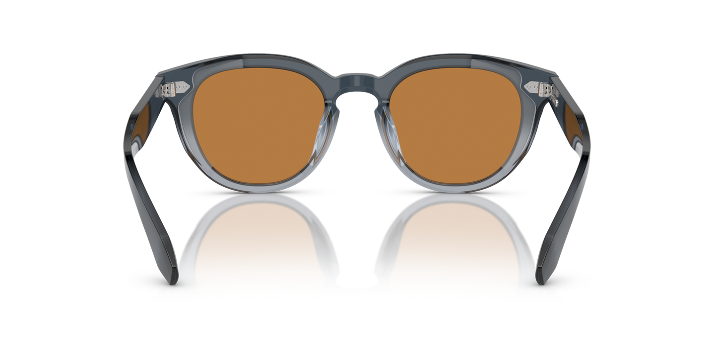 Oliver Peoples N.05 Sun with Twilight Gradient frame and Brown lenses - Image Nosepads