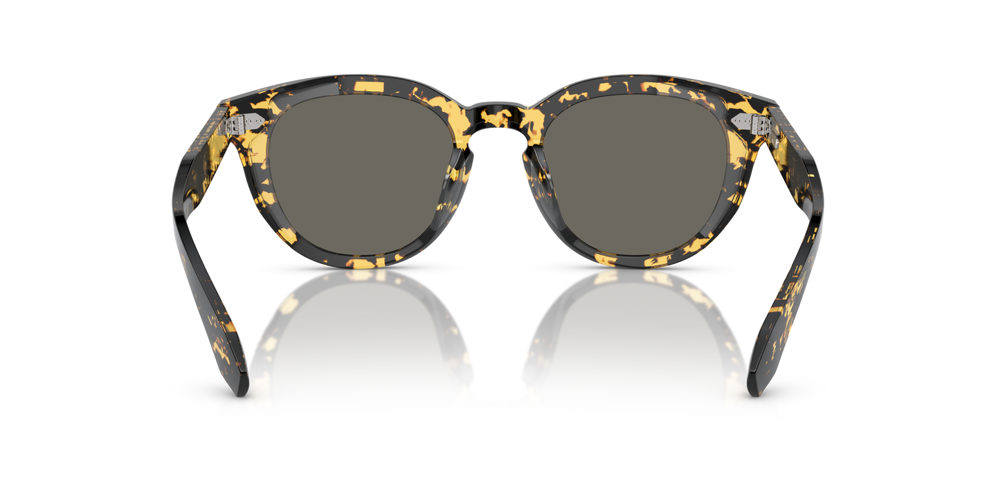 Oliver Peoples N.05 Sun with Tokyo Tortoise frame and Carbon Grey
