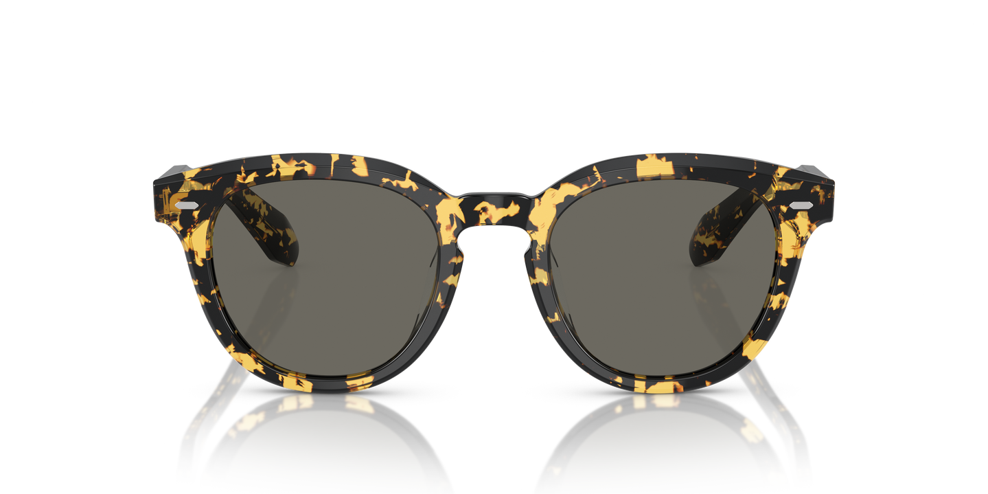 Oliver Peoples N.05 Sun with Tokyo Tortoise frame and Carbon Grey