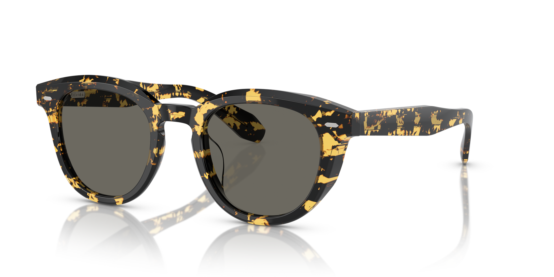 Oliver Peoples N.05 Sun with Tokyo Tortoise frame and Carbon Grey