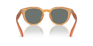 Oliver Peoples N.05 Sun with Semi-Matte Goldwood frame and Blue lenses - image 5