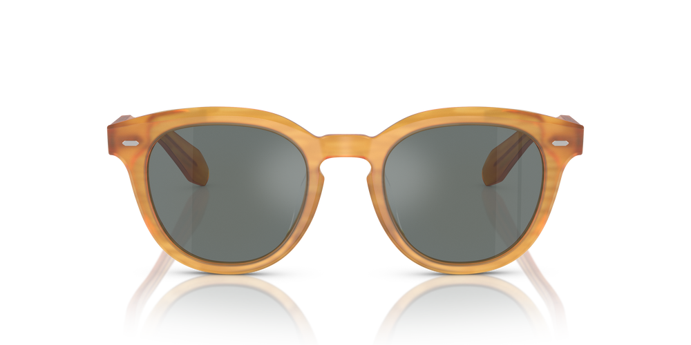 Oliver Peoples N.05 Sun with Semi-Matte Goldwood frame and Regal