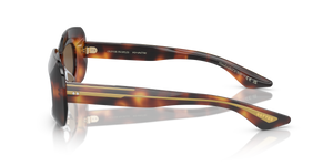 Sie Oliver Peoples 1966C mit Mahagoni dunkel Gestell und Braun Gläsern - Das Bild 4