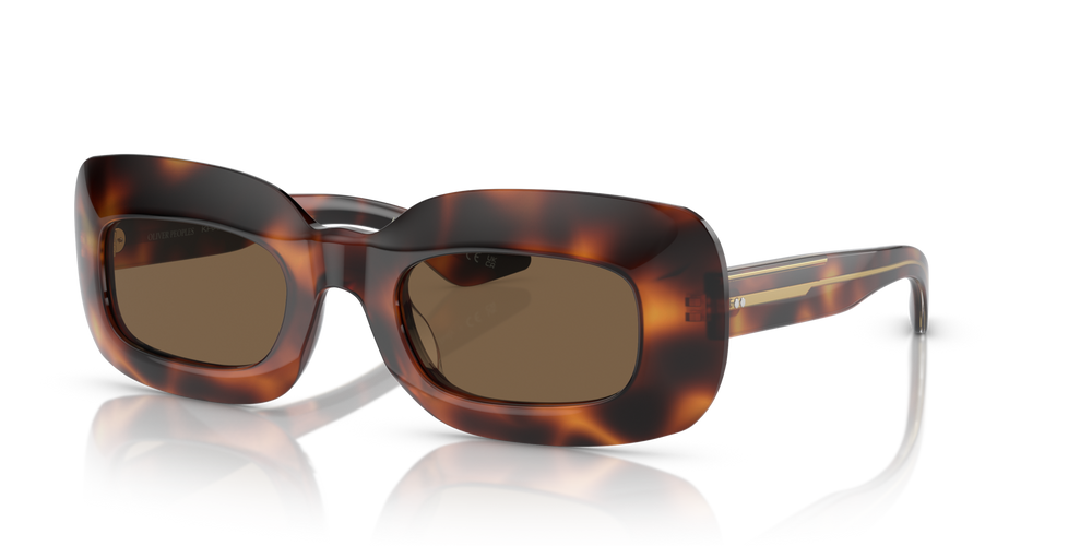 Sie Oliver Peoples 1966C mit Mahagoni dunkel Gestell und Braun Gläsern - bild 1